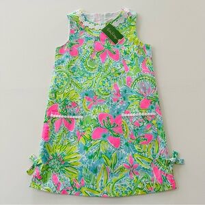 Lilly Pulitzer Girls 10 Floral Dress Coconut Jungle Little Lilly Classic Shift
